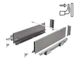 Szuflada GTV AXISPRO PUSH L-550 średnia H-116 antracyt