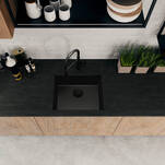 BLANCO SUBLINE 500-U Edition Silgrnit PuraDur InFino czarny + syfon gratis