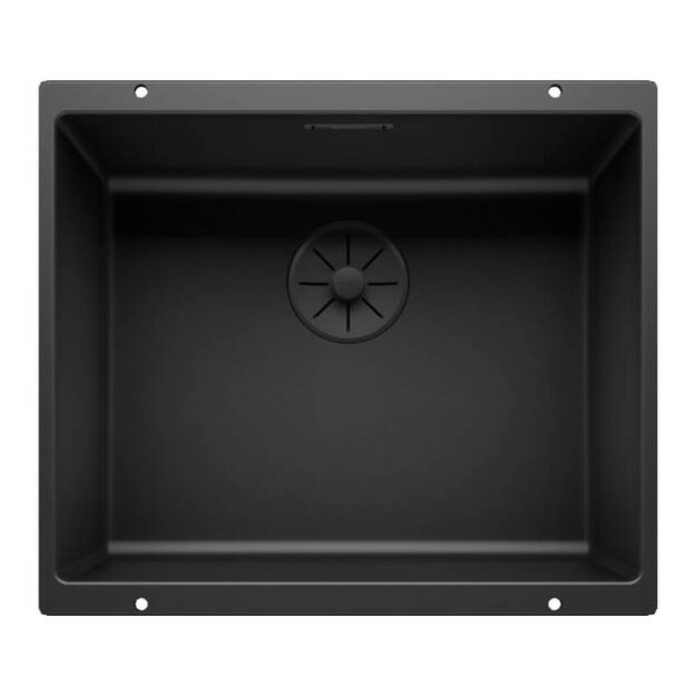 BLANCO SUBLINE 500-U Edition Silgrnit PuraDur InFino czarny + syfon gratis