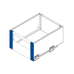 Złączka frontu wewnętrznego GTV AXISPRO bardzo wysoka biała L+P