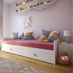 Gałka meblowa dziecieca GTV UNICORN różowy jednorożec - Meblownia.pl