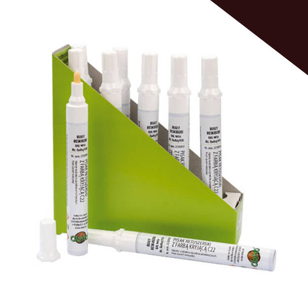 Pisak retuszerski z farbą kryjącą C22 - 202 wenge - Meblownia.pl