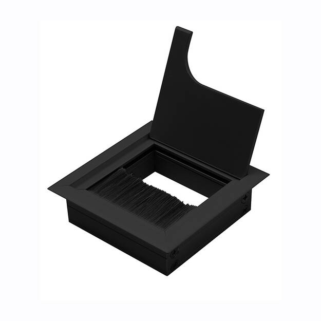 Przepust kablowy GTV MERIDA 80*80 czarny - Meblownia.pl