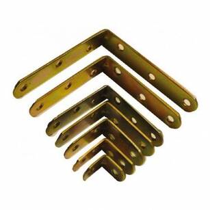 Kątownik budowlany 50 mm żółty ocynk