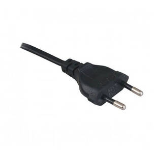 Przewód DESIGN LIGHT 2metry 2 x 0,75 mm2 z wtyczką EURO czarny