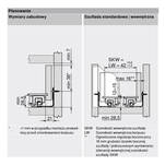 Prowadnica BLUM MOVENTO S 500 mm L+P 70kg 766H5000S - Meblownia.pl