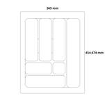 Wkład do szuflady 45 POLI STANDARD biały (365X474 mm) - Meblownia.pl