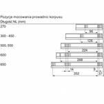Prowadnica BLUM TANDEM BLUMOTION 300 mm 30kg częściowy wysuw L+P 30kg 550H3000B - Meblownia.pl