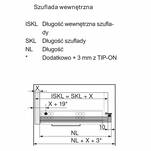 Prowadnica BLUM TANDEM BLUMOTION 300 mm 30kg częściowy wysuw L+P 30kg 550H3000B - Meblownia.pl