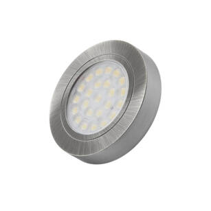 Oprawa LED OVAL DYSTANS inox barwa ciepła biała 2W