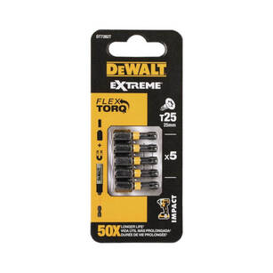 Końcówka udarowa DeWalt T25x25 - 5szt. DT7382T-QZ