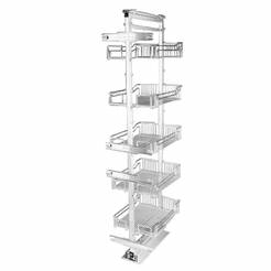 Kosz cargo maxi NOMET 30 5 półek srebrny W-5500-300-P22