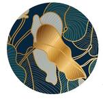  Gałka meblowa GAMET GU09-G33-V94 złota z motywem kwiatów - Meblownia.pl