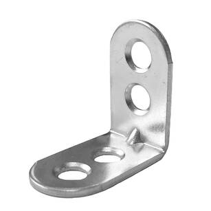 Kątownik montażowy STRONG 25 mm biały ocynk