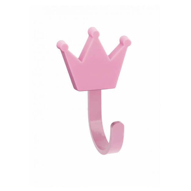 Wieszak dziecięcy GTV CROWN korona - różowy - Meblownia.pl