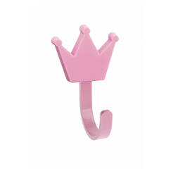 Wieszak dziecięcy GTV CROWN korona - różowy