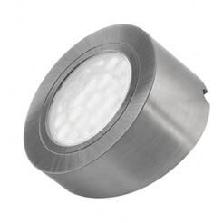 Oprawa LED OVAL SKOS inox barwa biała ciepła 2W