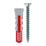 Kołek DUOPOWER Fischer 8x40 S z wkrętem - 50 szt (555108) - Meblownia.pl