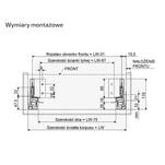 Szuflada HAFELE MATRIX S SLIM 500 H-84 czarna 514.11.305 - Meblownia.pl