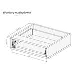 Szuflada HAFELE MATRIX S SLIM 500 H-84 czarna 514.11.305 - Meblownia.pl