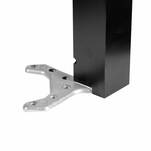 Noga meblowa kwadratowa Corner H-820 czarna narożna - Meblownia.pl