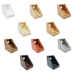 Kątownik pojedynczy z oddzielną klapką - opakowanie 100 sztuk - biały - Meblownia.pl