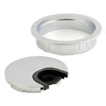 Przepust kablowy GTV fi 60 metalowy aluminium - Meblownia.pl