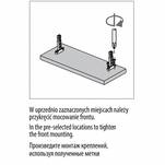 Znacznik do mocowania frontu GTV MODERN BOX - 2 sztuki - Meblownia.pl