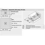  Bok BLUM TANDEMBOX ANTARO M 400 szary komplet - Meblownia.pl