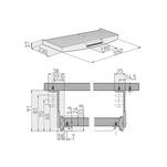 Półka pod klawiaturę i myszkę GTV szara PU-KEYM27-60 - Meblownia.pl