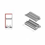 Suszarka do naczyń REJS Variant 3 90 efekt chrom - dwupoziomowa - Meblownia.pl