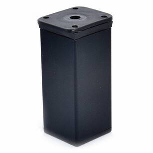 Nóżka meblowa kwadratowa N4-150 czarna
