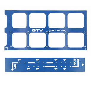 Szablon wiertarski do szuflad GTV Modern Box/ Modern Box Pro / AxisPro - zestaw