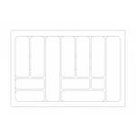 Wkład do szuflady 80 POLI COMFORT biały (715x465 mm) - Meblownia.pl