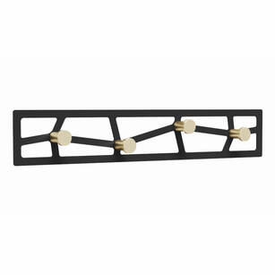  Wieszak panelowy NOMET PRATO Z-5442.G77A-P61 złoto/czerń mat