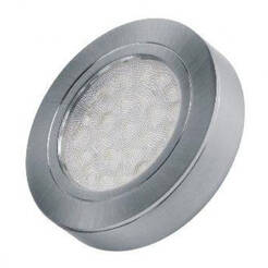 Oprawa LED OVAL inox barwa biała zimna 2W