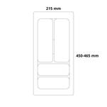 Wkład do szuflady 30 POLI COMFORT metalik (215x465 mm) - Meblownia.pl