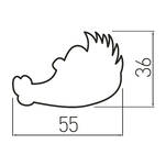 Gałka meblowa dziecięca GTV UM-KID-Q-001 - krokodylek - Meblownia.pl