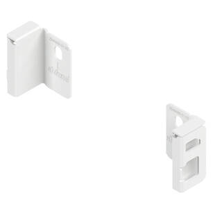 Mocowanie ścianki tylnej "N" MERIVOBOX BLUM białe ZB4N000S - komplet