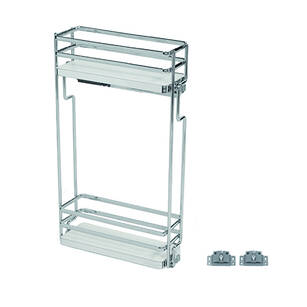 Górny kosz cargo VIBO 15 biały do płytkiej szafki - mocowanie prawe (306252)