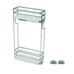 Górny kosz cargo VIBO 15 biały do płytkiej szafki - mocowanie prawe (306252)