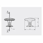  Gałka meblowa GTV POINT czarny mat GZ-POINT-1-20M - Meblownia.pl