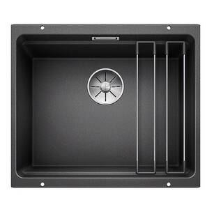  Zlew BLANCO ETAGON 500-U Silgranit PuraDur InFino antracyt + szyny (522227)