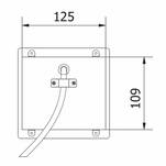 Gniazdo meblowe GTV AVARO 1x230V (french) + 2xUSB białe  AE-PB1FAVA-10 - Meblownia.pl
