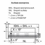 Prowadnica BLUM TANDEM BLUMOTION 270 mm 30kg pełny wysuw L+P 30kg - Meblownia.pl
