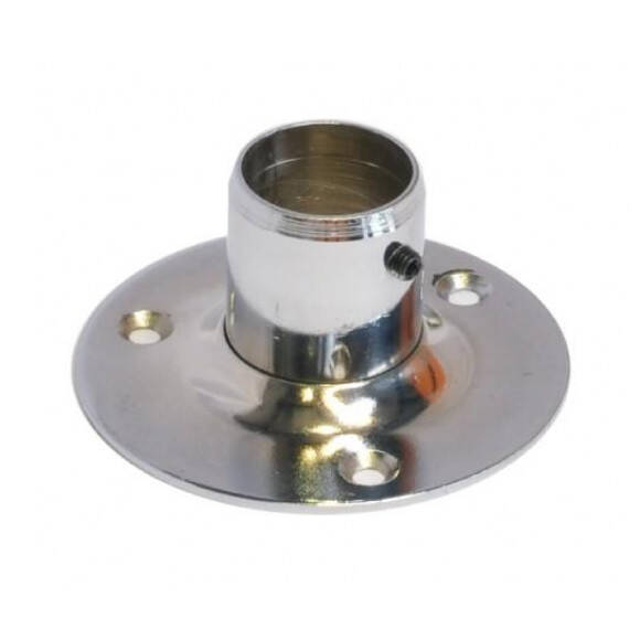 Rozeta - końcówka mocująca *25 SHOPLINE AC510-D chrom - Meblownia.pl