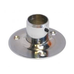 Rozeta - końcówka mocująca *25 SHOPLINE AC510-D chrom