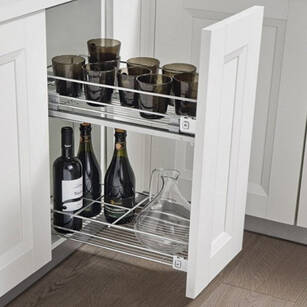 Kosz cargo VIBO 30 chrom dwupoziomowy 87106