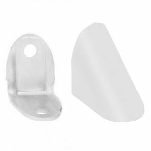 Złącze meblowe ALUPROFIL Z-02 białe 80 sztuk