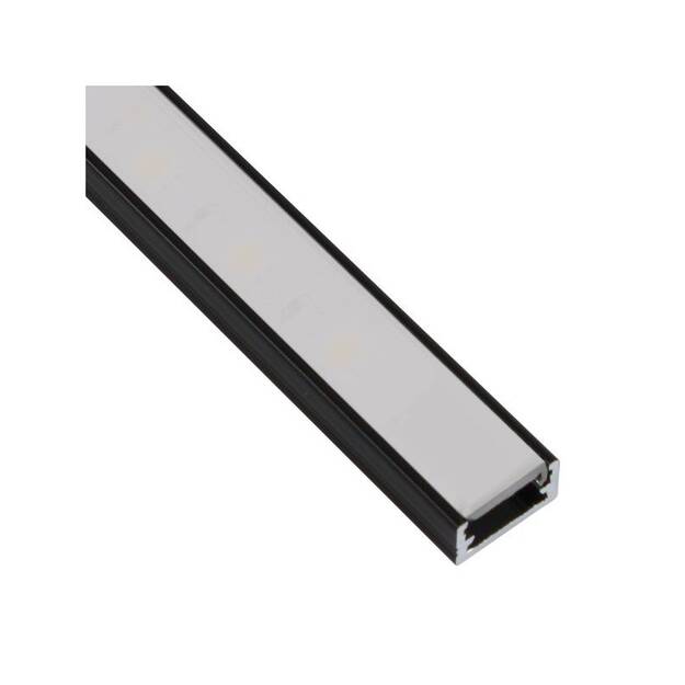 Profil LED DESIGN LIGHT LINE MINI 2m czarny + klosz mleczny
